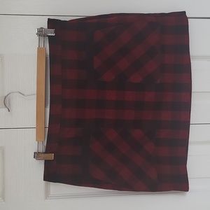 Mango Plaid skirt (sz. 8)